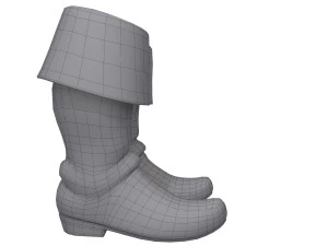 Boots cartoon 3D Model