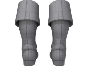 Boots cartoon 3D Model