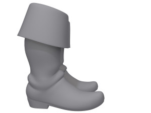 boots cartoon 3D 모델