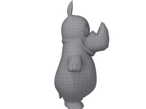 rhino cartoon Model 3D
