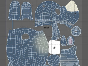 rhino cartoon Model 3D
