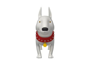 dog cartoon 02 3D Model