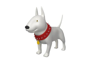 dog cartoon 02 3D Model