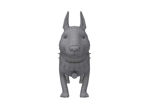 dog cartoon 02 Model 3D