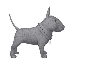 dog cartoon 02 Model 3D