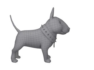 dog cartoon 02 3D Model