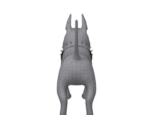 dog cartoon 02 3D Model