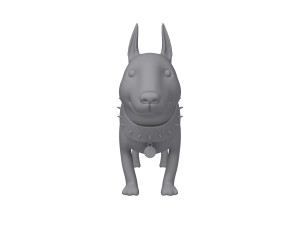 dog cartoon 02 Model 3D