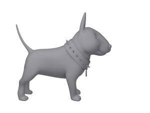 dog cartoon 02 Model 3D