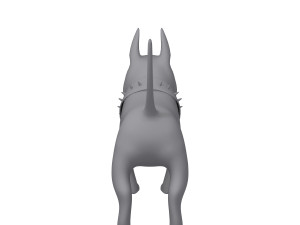 dog cartoon 02 Model 3D
