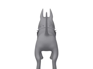 dog cartoon 02 3D Model