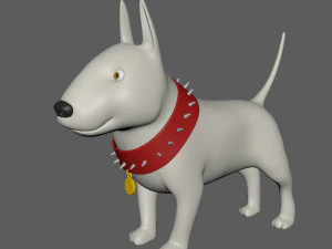 dog cartoon 02 3D Model