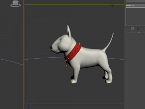 dog cartoon 02 Model 3D