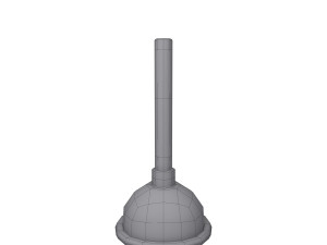 plunger cartoon 3D-Modell