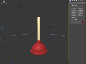 plunger cartoon 3D-Modell