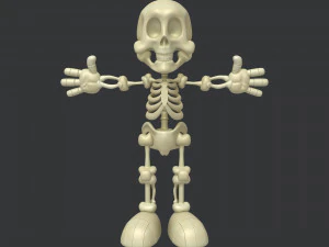 skeleton cartoon 3D Model