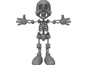 skeleton cartoon 3D Model