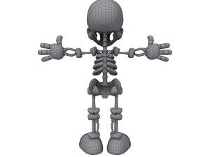 skeleton cartoon Modèle 3D
