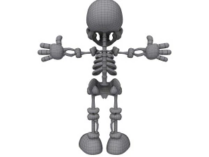 skeleton cartoon 3D Model