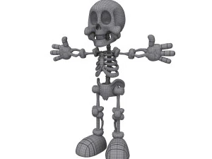 skeleton cartoon 3D Model