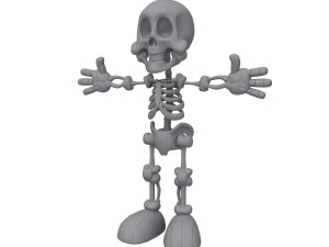 skeleton cartoon 3D Model