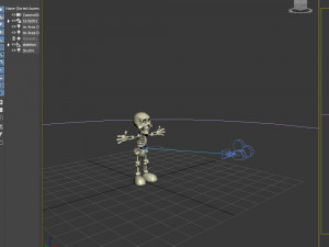 skeleton cartoon Modèle 3D