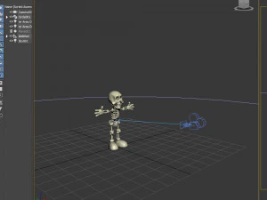 skeleton cartoon 3D Model