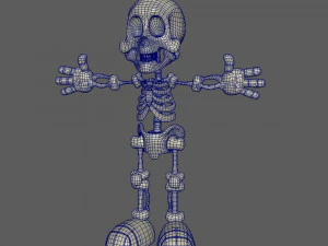 skeleton cartoon 3D Model
