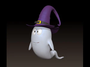 cartone animato fantasma Modello 3D