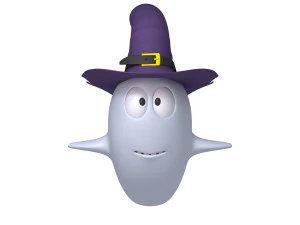 cartone animato fantasma Modello 3D