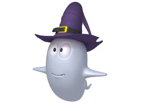 cartone animato fantasma Modello 3D
