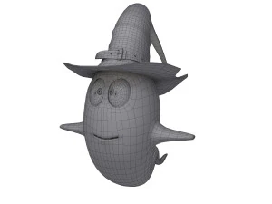 cartone animato fantasma Modello 3D