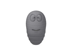 worm cartoon 3D Model