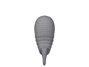 worm cartoon 3D Model