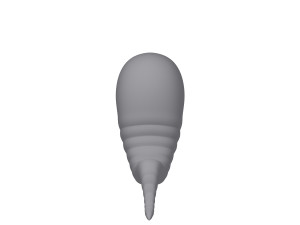 worm cartoon 3D 모델