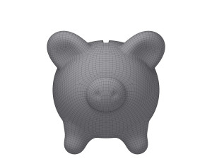 piggy bank 3D Model