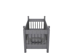 Babybett 3D Modell