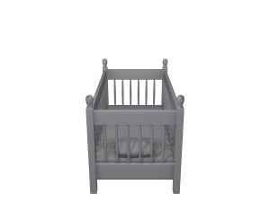 baby bed Modèle 3D