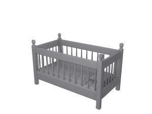 Babybett 3D Modell