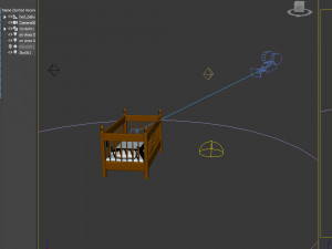 baby bed Modèle 3D