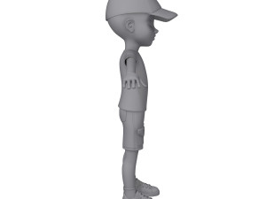 black boy cartoon Modello 3D