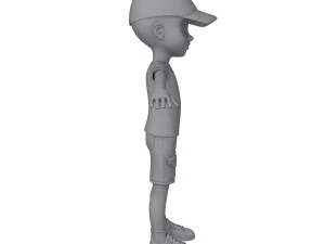 kresk&oacute;wka czarnego chłopca Model 3D