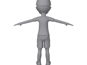 black boy cartoon Modello 3D