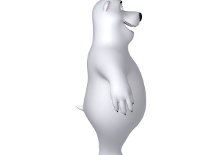 polar bear cartoon 3D 模型