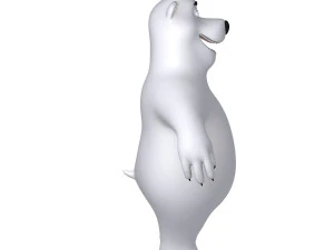 polar bear cartoon 3D Model