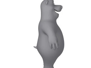polar bear cartoon 3D Model