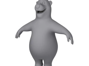 polar bear cartoon 3D Model
