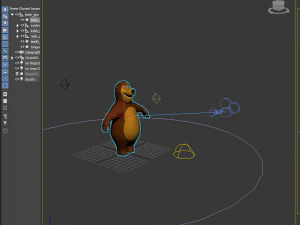 desenho de urso 02 Modelo 3D