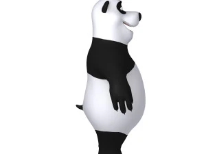 cartone animato del panda 02 Modello 3D