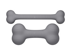 bones cartoon 3Dモデル